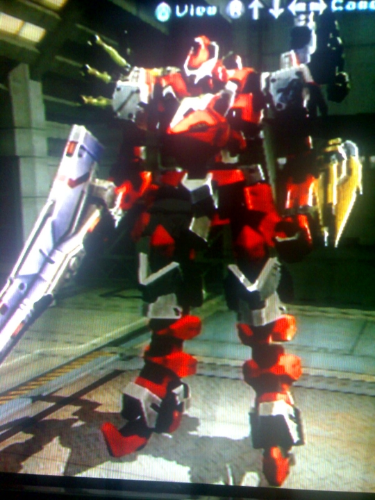 Silent Line - Jenesis
Okay yeah so it isn't Silent Line, but this is how it looked like. KARASAWAAAA!!!!

Presently though, my Jenesis in Silent Line has two machine guns equipped and the Atlas Core (In Last Raven terms.)
Keywords: Armored Core Silent Line Jenesis Zefyr